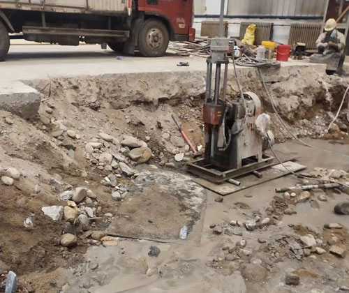 定远公路下沉压浆